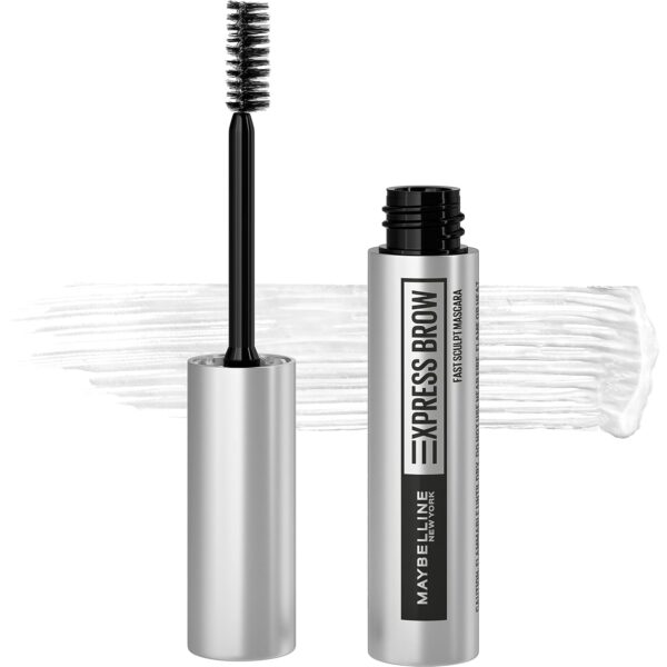 Maybelline Brow Fast Sculpt, Shapes Eyebrows, Eyebrow Mascara Makeup, Clear, 0.09 Fl. Oz.
