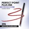 71cZqt798jL._SL1500_.jpg COVERGIRL Perfect Point Plus Ink Gel Eye Pencil, Pigmented, Long-Wearing, Vegan Formula, Dazzling Burgundy 295, 0.01oz