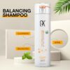 GK HAIR Balancing Shampoo Repairs Dry Damage For Oily Flaky Itchy Scalp Thinning Removes Impurities Deep Cleansing Natural Moisture Keratin Treatment Sulfate Parabem Free All Hair Types - 33.8 Ounce