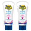 Banana Boat 100% Mineral Baby Sunscreen Lotion SPF 50 Twin Pack | SPF 50 Sunscreen for Babies, Baby Sunblock Lotion, Oxybenzone-Free, 6oz each