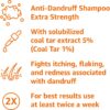 Amazon Basics Therapeutic Plus Coal Tar Anti-Dandruff Shampoo Extra Strength 1% Coal Tar, 6 Fl Oz, Pack of 1