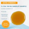 True+Real Coal Tar Therapeutic Plus Tar Gel Anti-Dandruff Shampoo Extra Strength 1% Coal Tar, 6 Fluid Ounce 2 Pack