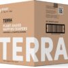 Terra Size 2 Plant-Based Diapers: Ultra-Soft & Chemical-Free, Superior Absorbency for Day or Night, 176 Count