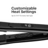 Paul Mitchell Style+ 1" Ceramic Flat Iron, Adjustable Heat Settings, For Straightening + Curling