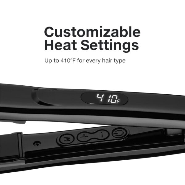Paul Mitchell Style+ 1" Ceramic Flat Iron, Adjustable Heat Settings, For Straightening + Curling