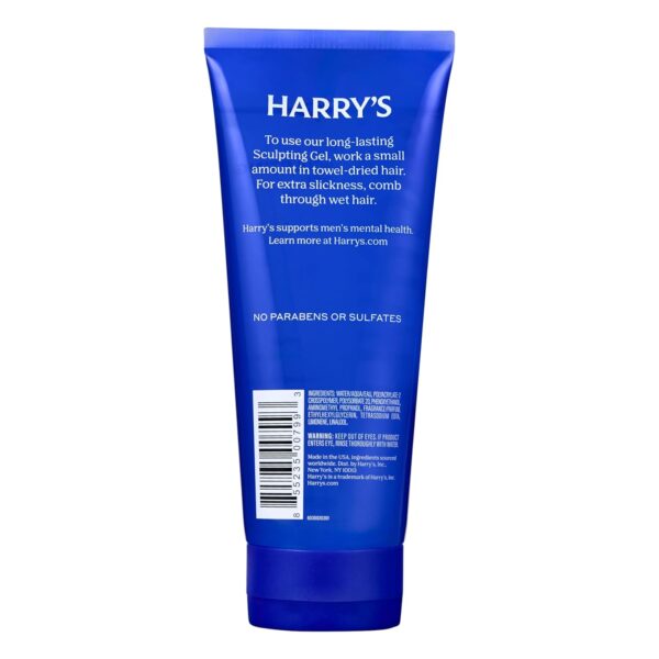 Harry's Hair Gel for Men, Hair Gel with Firm Hold & Polished Finish, 6.7 Fl Oz, 3 Pack