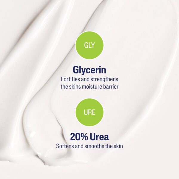 CETAPHIL Exfoliating Rough & Bumpy Cream, Lightweight Cream for All Skin Types, 8 oz Tube, 20% Urea, Gently Exfoliates, Refines Skin Texture, Dermatologist Recommended Brand