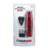 ConairMAN Beard Trimmer for Men Includes Nose and Ear Hair Trimmer and 5-Position Comb Attachment, 4 piece Men's Grooming Kit, Corded