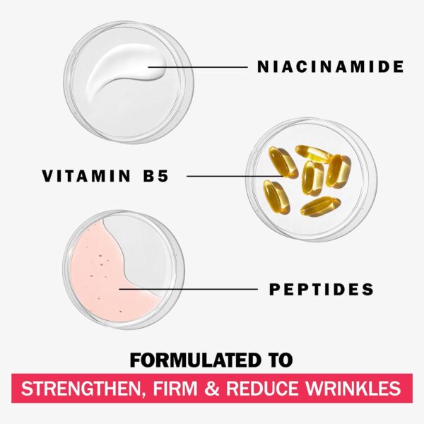 Olay Niacinamide Face Moisturizer, Firming Cream for Women, Non-Greasy - Anti-Wrinkle, Anti-Aging, Hydrating, Renewing, Stronger Skin Barrier, Smooths - Peptides, 1.7 Oz