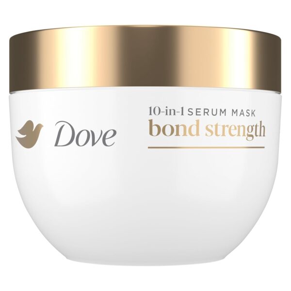 Dove Hair Bond Strength 10in1 Serum Mask for Chemically Damaged Hair with Bio-Protein Care Technology plus Peptide Complex 9.2 fl oz.