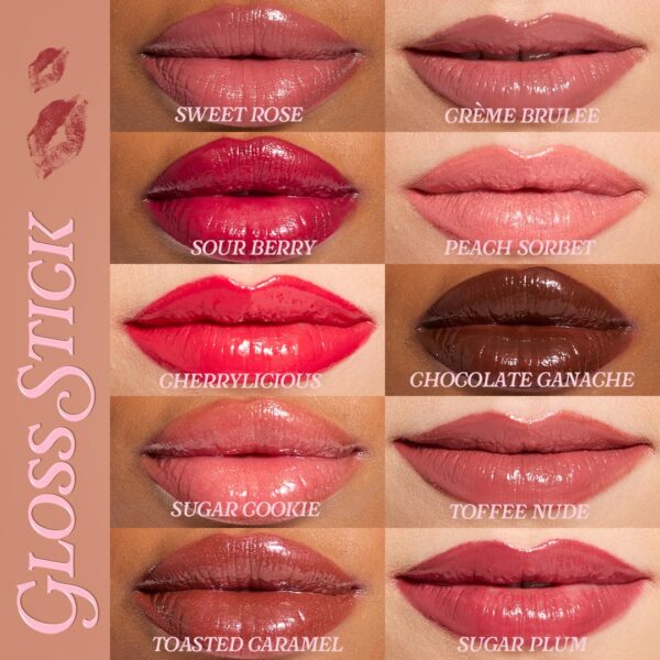 Revolution, Pout Lip Gloss Stick, Pigmented High-Shine Formula with Hyaluronic Acid & Vitamin E, Vegan & Cruelty-Free, Sweet Rose, 0.1 fl oz