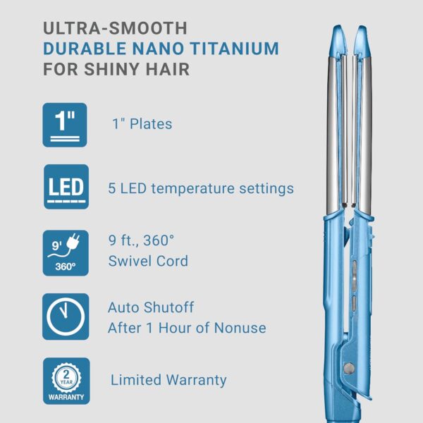 BaBylissPRO 1" Ultra-Sleek Strainless Steel Hair Styling Iron