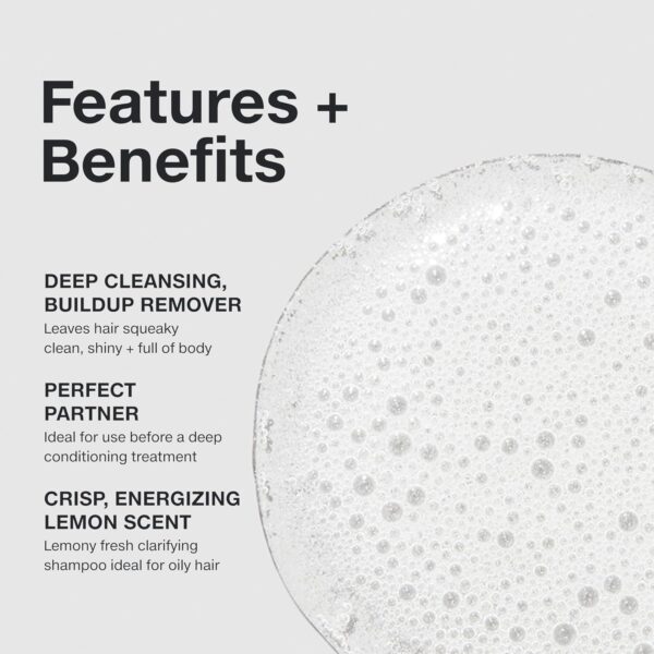 Paul Mitchell Shampoo Two, Clarifying Shampoo, Deep Cleanses + Removes Buildup, For All Hair Types, Especially Oily Hair