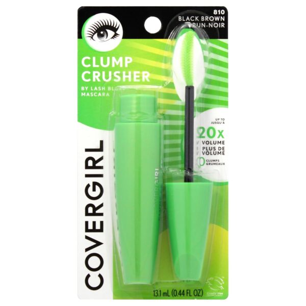 COVERGIRL - Clump Crusher by Lash Blast Mascara, 20X More Volume, Double Sided Brush, Long-Lasting Wear, 100% Cruelty-Free