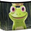 Makeup Bag for Women Cosmetic Bags Crown Frog Travel Toiletry Bag Cute Zipper Make Up Bags Large Capacity Makeup Case Organizer Portable Makeup Pouch for Travelling Gift