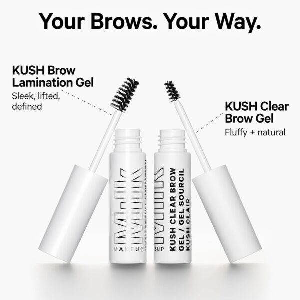 Milk Makeup KUSH Fiber Brow Gel - Thickening Brow Gel - Soft, Flexible Hold - Vegan, Cruelty Free