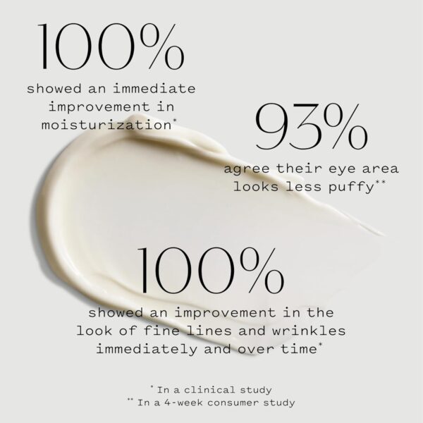 Keys Soulcare Radiant Eye Cream, Hydrates & Smooths Skin, Helps Visibly Improve Fine Lines & Wrinkles with Peptides, Vegan, Cruelty-Free, 0.53 Fl Oz