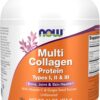 NOW Foods Supplements, Multi Collagen Protein Types I, II & III Powder, Bone, Joint, and Skin Health, 16 oz (454 g)