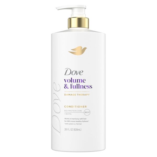 Dove Conditioner Volume & Fullness for Fine, Thin Hair with Bio-Protein Care Technology and Biotin 28 Fl Oz