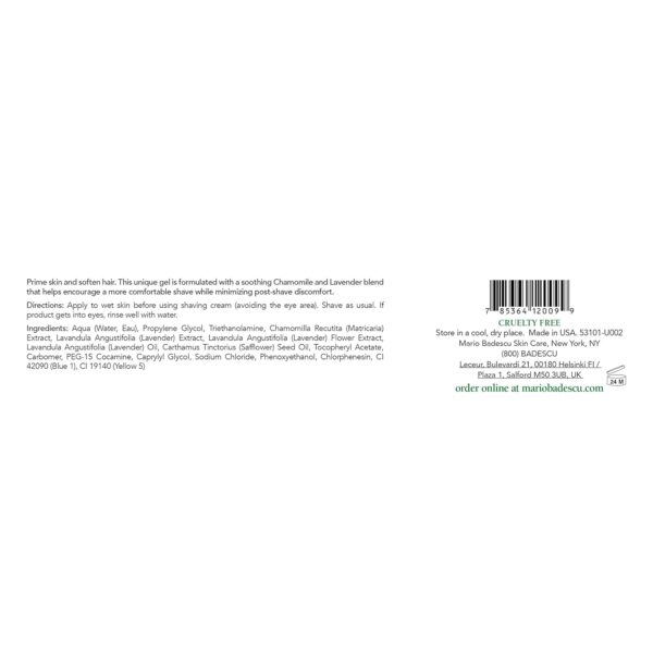 Mario Badescu Pre-Shave Conditioner - Soothing, Botanical-infused Pre Shave Gel for Your Best Shave Yet - Preps, Primes, and Softens Skin and Hair