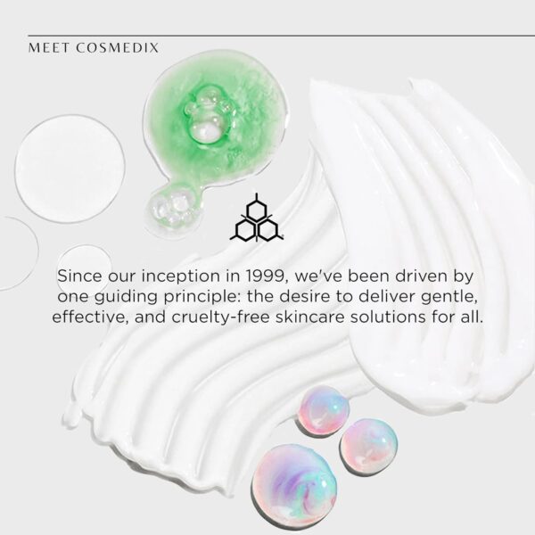 COSMEDIX Clarify Salicylic Acid Foaming Face Wash for Women & Men - Exfoliating Facial Cleanser for Sensitive & Blemish-Prone Skin - Gentle Facewash with Aloe Vera for Glowing Skin, Gluten Free