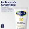 CETAPHIL Sheer Mineral Sunscreen Lotion for Face & Body 3 fl oz 100% Mineral UVA/UVB Filters: Zinc Oxide & Titanium Dioxide Broad Spectrum SPF 50 For Sensitive Skin Dermatologist Recommended Brand