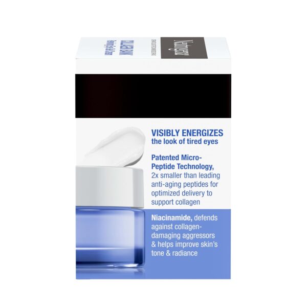 NEUTROGENA Collagen Bank Reviving Eye Cream, Under Eye Cream, Helps Preserve Collagen, Visibly Improves Dark Circles, Puffiness, Fine Lines, Texture, Fragrance Free, with Peptides 0.5 oz