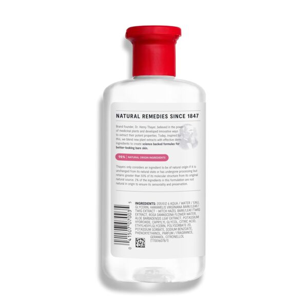 THAYERS Alcohol-Free Rose Petal Witch Hazel Facial Toner for Glowing Skin, Soothing, Hydrating, Refreshing Toner for All Skin Types, 12oz (Packaging May Vary)