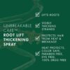 Nexxus Root Lift Thickening Spray Unbreakable Care with ProteinFusion Blend of Biotin, Keratin & Collagen Amino Acids, 6 oz