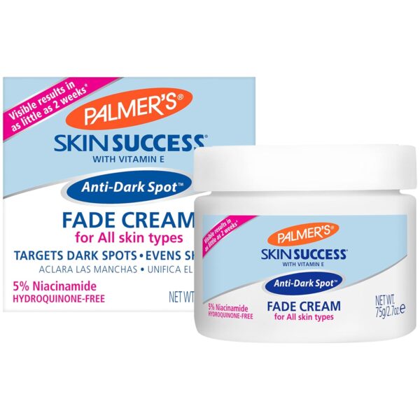Palmer's Skin Success Anti-Dark Spot Fade Cream with Vitamin E and Niacinamide, Helps Reduce Dark Spots and Age Spots, Suitable for All Skin Types 2.7 Ounce