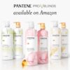 Pantene Sulfate Free Rose Water Shampoo, Soothes, Replenishes Hydration, Safe for Color Treated Hair, Nutrient Infused with Vitamin B5 and Antioxidants, Pro-V Blends, 30.0 oz