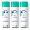 Supergoop! PLAY Lip Shield SPF 30 with Mint - 3 Pack - Hydrating, SPF Lip Balm - Moisturizing Lip Treatment For Dry Cracked Lips - Broad Spectrum UV Protection