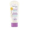 Aveeno Baby Continuous Protection Zinc Oxide Mineral Sunscreen Lotion for Sensitive Skin, Broad Spectrum SPF 50, Tear-Free, Sweat- & Water-Resistant, Paraben-Free, Travel-Size, 3 fl. oz