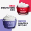 Olay Niacinamide Face Moisturizer, Firming Cream for Women, Non-Greasy - Anti-Wrinkle, Anti-Aging, Hydrating, Renewing, Stronger Skin Barrier, Smooths - Peptides, 1.7 Oz
