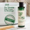 Thicker Fuller Hair Thickening Serum - Thinning Hair Treatment - Hair Volumizer Serum with Natural Ingredients - Fights Breakage - 5 oz