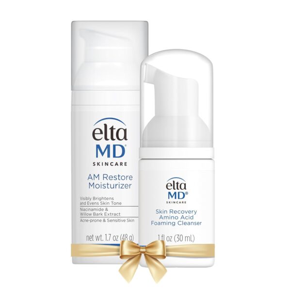 EltaMD AM Restore Face Moisturizer for Women and Men, Light Moisturizer Face Cream, Made with Niacinamide and Hyaluronic Acid, 1.7 oz Pump