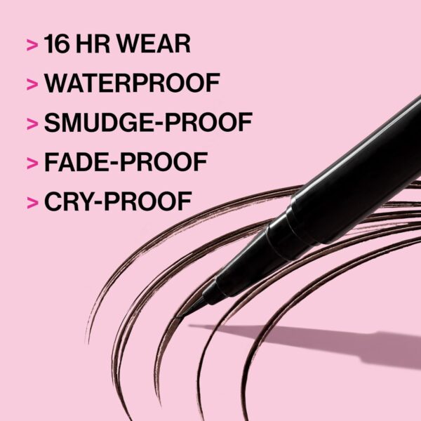 wet n wild Breakup Proof Liquid Eyeliner Bundle - Ultra-Fine Brush, Waterproof, 16-Hour Wear, Cruelty-Free & Vegan