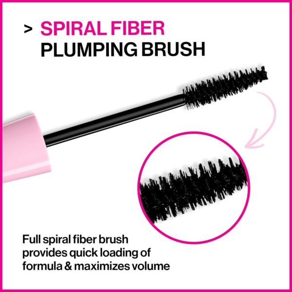 wet n wild Mascara Mega Volume - Volumizing, Waterproof, Smudge-Resistant, Cruelty-Free, Gluten-Free, Sulfate-Free & Vegan - Very Black