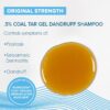 True+Real Coal Tar Therapeutic Plus Tar Gel Anti-Dandruff Shampoo Original Strength 0.5% Coal Tar, 16 Fl Oz, Pack of 2