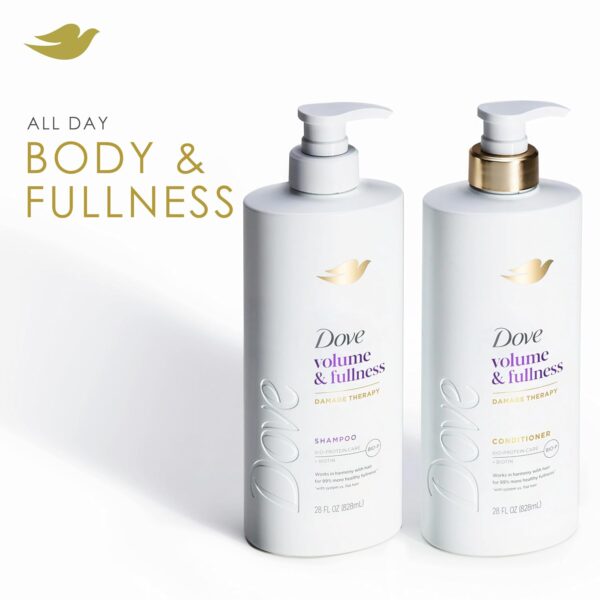 Dove Conditioner Volume & Fullness for Fine, Thin Hair with Bio-Protein Care Technology and Biotin 28 Fl Oz