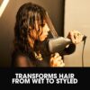 ghd Duet Style - 2-in-1 Flat Iron Hair Straightener + Hair Dryer in One Tool | Transform Hair from Wet to Styled with No Heat Damage | Blow Dry with No Fizz | 2X More Shine