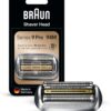 Braun Shaver Head Replacement Part 94M Silver, Compatible with Series 9 Pro and Series 9 Electric Razors for Men
