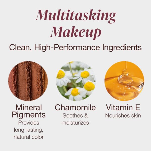 Mineral Fusion Retractable Brow Pencil, Shape & Define Eyebrow Pencil with Blending Spoolie Brush, Velvety Smooth & Natural Eye Makeup, Blonde, 0.003 oz