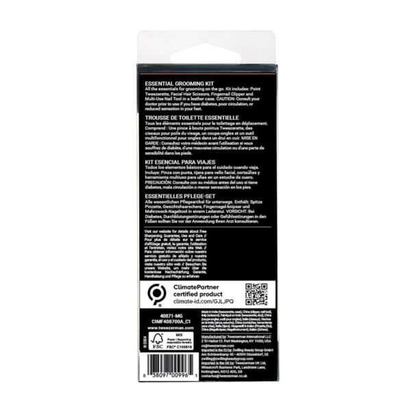 Tweezerman Essential Grooming Kit, EA (4087-MG), 1 Count