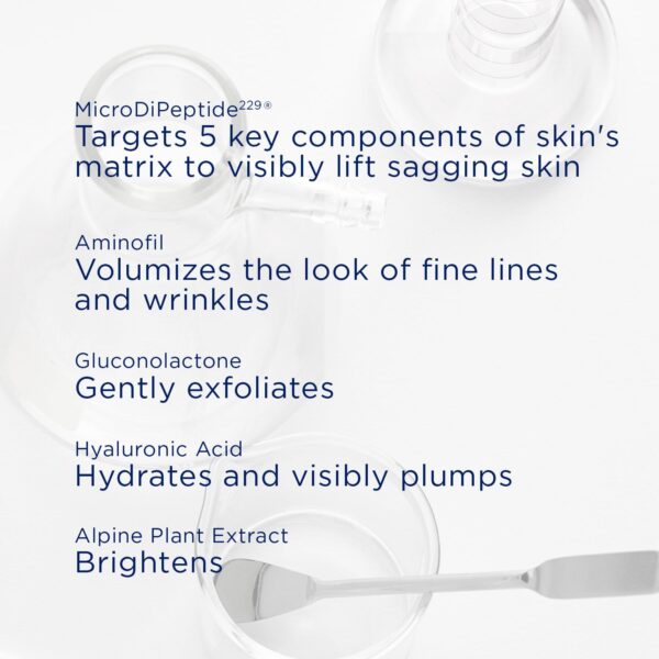 NEOSTRATA Skin Active Tri-Therapy Lifting Serum, Anti-Aging and Firming 3D Volumizer with MicroDiPeptide229 for Fine Lines & Wrinkles, Hyaluronic Acid, Oil-Free, Fragrance-Free, 1 fl. oz.