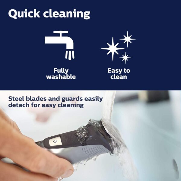 Philips Norelco Multi Groomer 29 Piece Mens Grooming Kit, Trimmer for Beard, Head, Body, and Face - NO Blade Oil Needed, MG7791/40