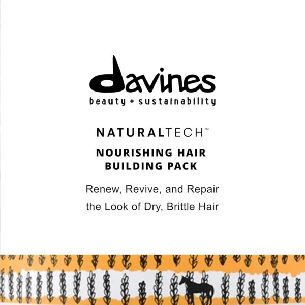 Davines Naturaltech NOURISHING Hair Building Pack, Restructure The Hair Shaft While Adding Shine And Body, 8.81 oz.