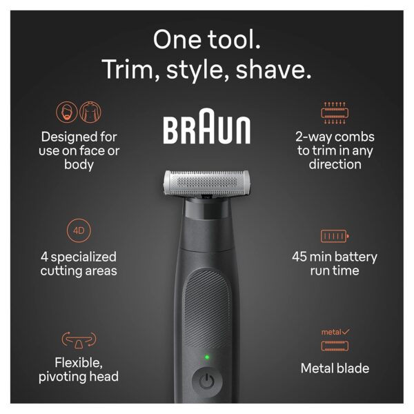 Braun Series XT5 All-in-One Men's Beard Trimmer and Electric Razor