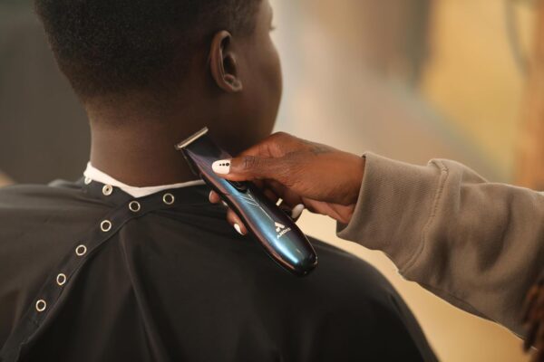 Andis 560974 Limited Edition Slimline Pro Cord/Cordless Beard Trimmer, Lithium Ion T-Blade Trimmer, Close Cutting T-Blade Zero Gapped, Galaxy