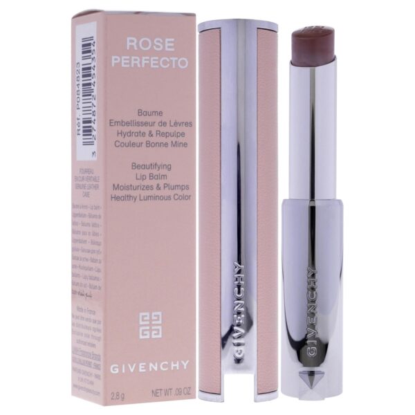 Rose Perfecto Plumping Lip Balm - N111 Soft Nude by Givenchy for Women - 0.09 oz Lip Balm